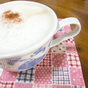 バニラのよい香り♪ホワイトチョコカプチーノ